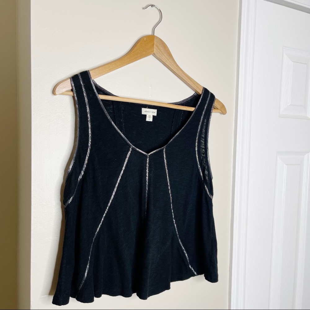 Urban Outfitters Silence + Noise Tank With Metallic Detailing - Picture 2 of 6